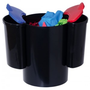 PAPELERA DE RECICLAJE 18L REF:2000 E2